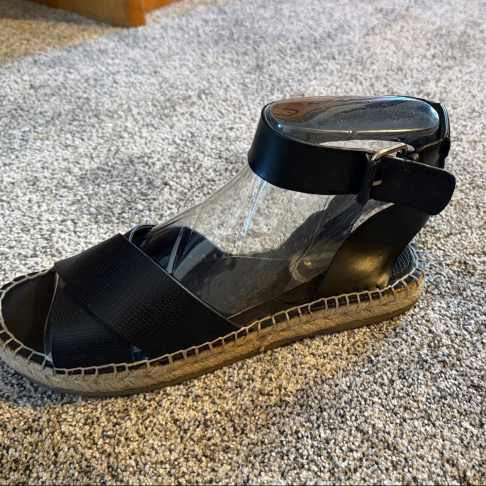 Circus by Sam Edelman Black Espadrille Sandals